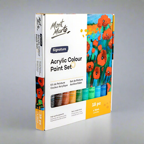 Acrylic Colour Paint Set Signature 18pc x 36ml