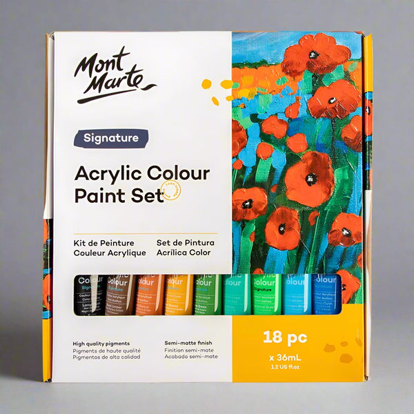 Acrylic Colour Paint Set Signature 18pc x 36ml