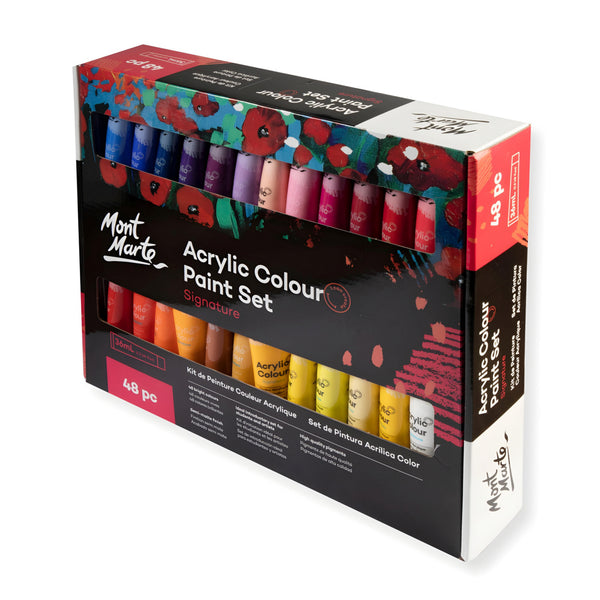 Acrylic Colour Paint Set Signature 48pc x 36ml